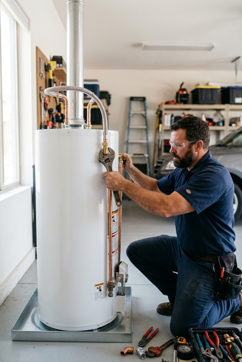 Water heater installation